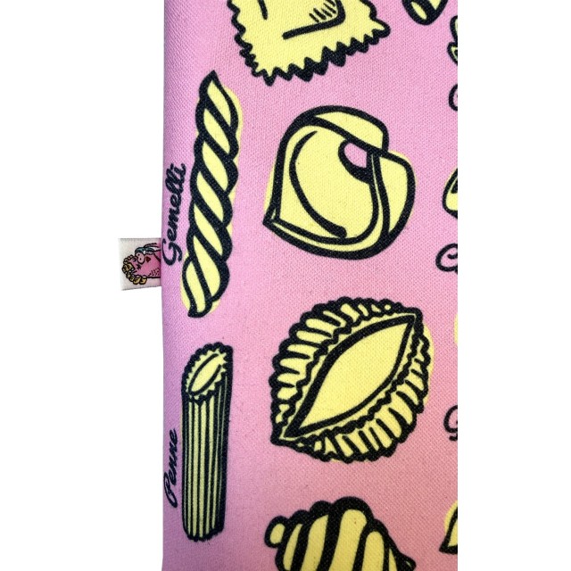 Pasta textile tote bag