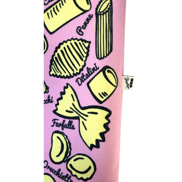 Pasta textile tote bag