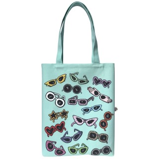Sunglasses textile tote bag