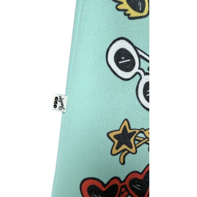 Sunglasses textile tote bag