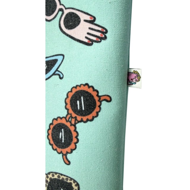 Sunglasses textile tote bag