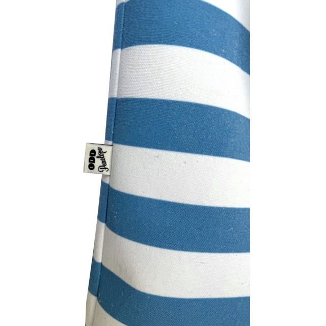 Lobster white/blue textile tote bag